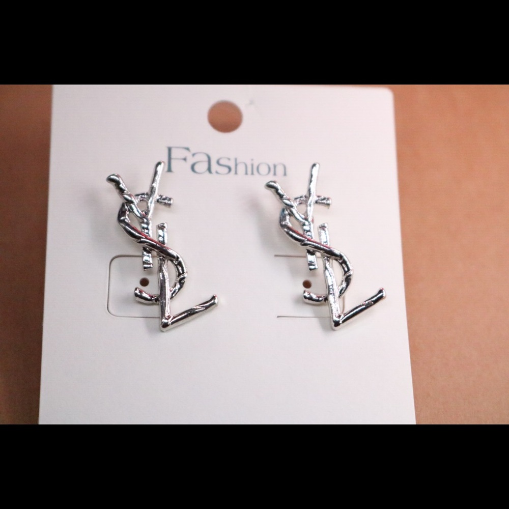 Ys letter earrings